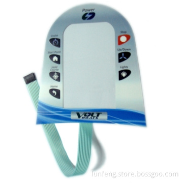 Membrane Switch Embossed Leds and Metal Domes